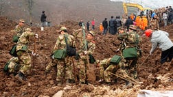 Authorities have pulled out all  bodies that were buried by a landslide that swept through a village in the steep, snow-dusted mountains of southern China, state media reported Saturday.